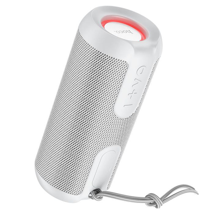 Haut-parleur sans fil BT 5.1, FM, carte TF, Disk U, lumières RVB, 10 W, 1200 mAh - Hoco Artistic Sports (BS48) - Gris