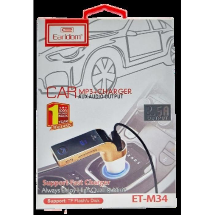 EARLDOM                       CHARGEUR ALUM CIGAR/CAR MP3/USB