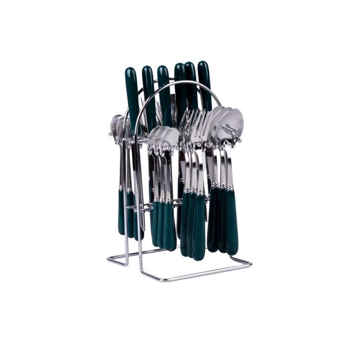 SETL COUVERT VERT AVEC SUPPORT METAL DORE