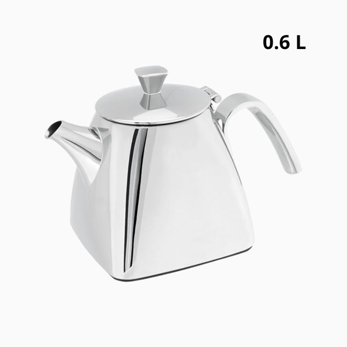 Théière en inox carrée 0.6L