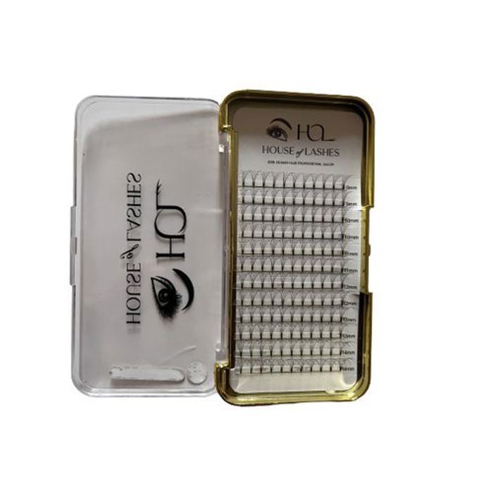 House Of Lashes Faux-cils 4D 0.05C MIX pour Volume russe, Extension de cils en soie douce