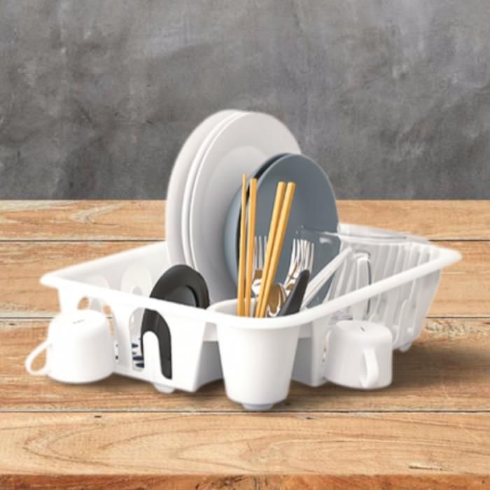 Égouttoir à vaisselle - GENERIC - 46x36x12 CM - Blanc - Essentiel - Accessoires de cuisine