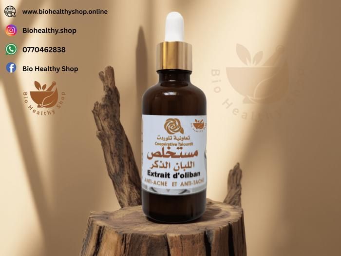 Soin anti-acné - Anti acne - Extrait d'Oliban - Hypoallergénique - 30 ml - Femme