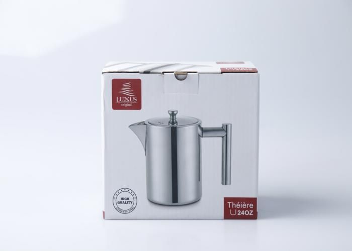 Théière - LUXUS - T639 - Inox - 709ml - Design élégant
