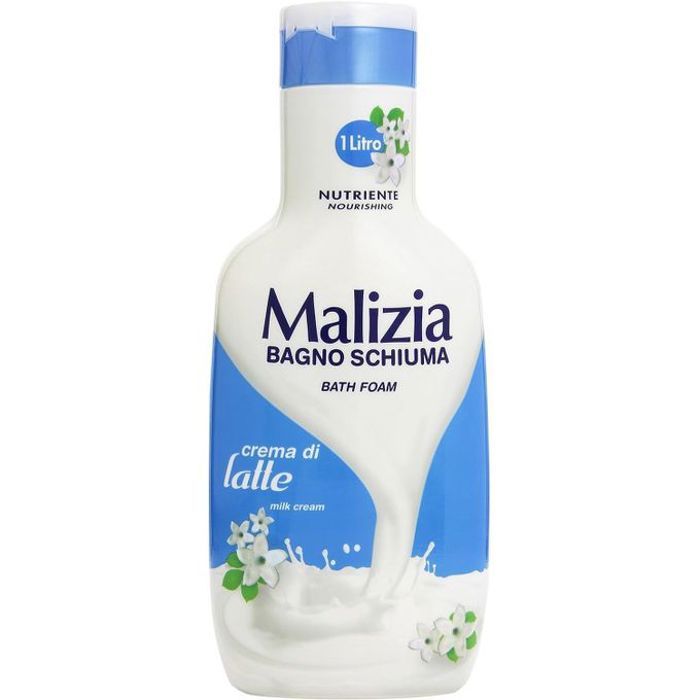 Bain Moussant au Crème de Lait 1 Litre, Douceur et hydratation pour une peau nourrie
