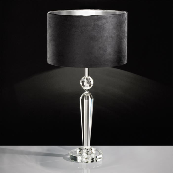 Lampe - Eglo - Pasiano 94084 - Noir - Verre - 1x 60W