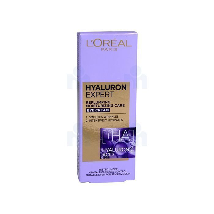 L'Oréal Paris Hyaluron Expert – Soin Contour des Yeux à l’Acide Hyaluronique 15 ml