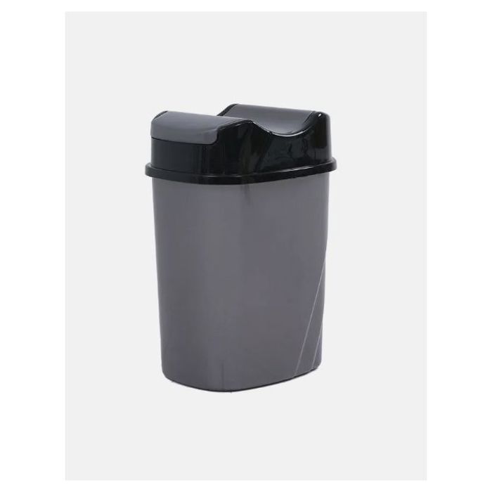 POUBELLE A BALANCE NOIR GRIS