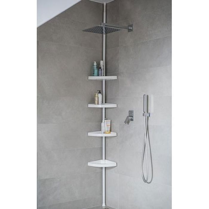 Imperial Étagère Salle de Bain 4 Niveaux étagère Télescopique