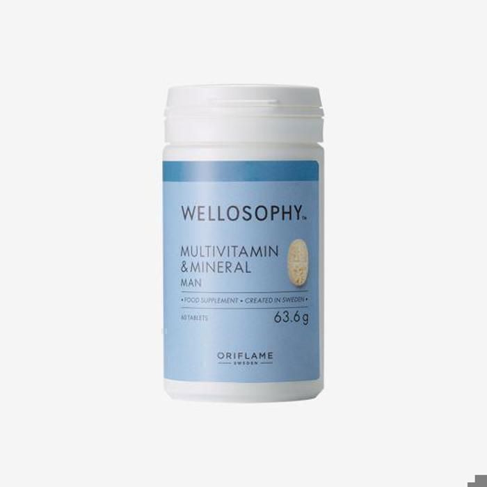 Multivitamine et Minéraux Wellosophy pour homme - 60 unités