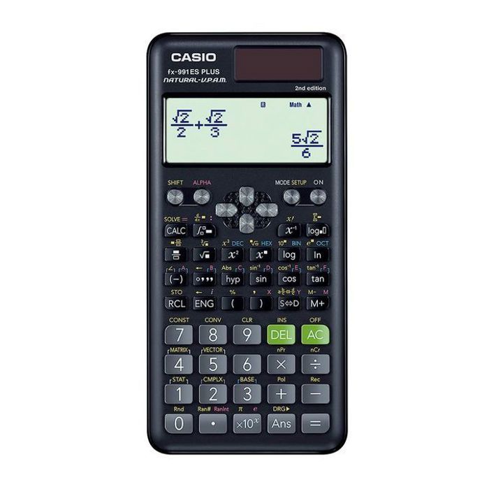 Calculatrice Scientifique Casio FX 991 ES PLUS 2nd Edition - 417 Fonctions