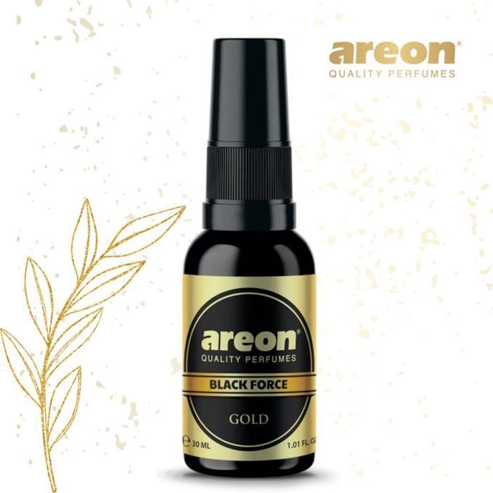 Areon Spray Black Force Gold Parfum Voiture 30ML
