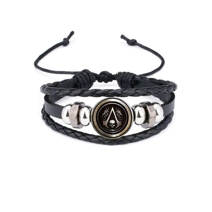 Bracelet En Cuir Assassin's Creedd  2 HD Video Games