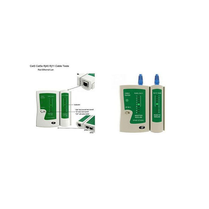Network testeur de câble réseau pour LAN RJ45 RJ11 RJ12 N21CL Cat 5 Ethernet Ligne