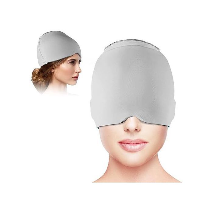 Bonnet de Soulagement de la Migraine, Anti-Tension, avec Thérapie Chaud/Froid