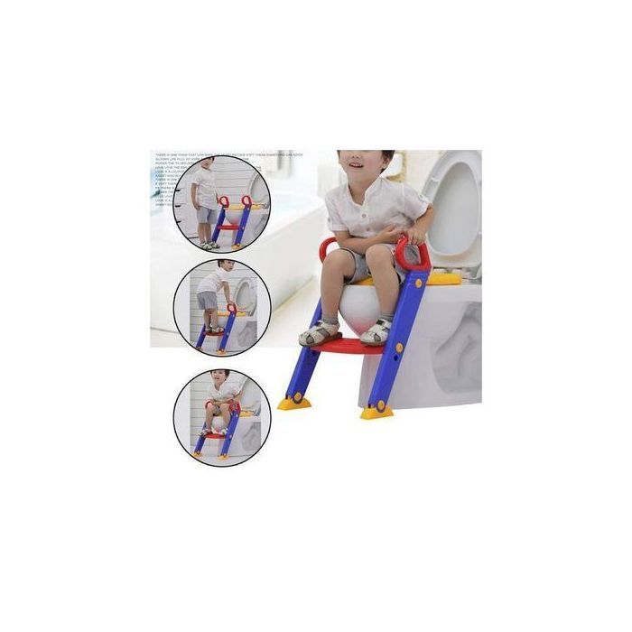 Siège de Toilette - BBMTT - Pliable - Échelle Réglable - Antidérapant - Pour Enfants 1-7 ans