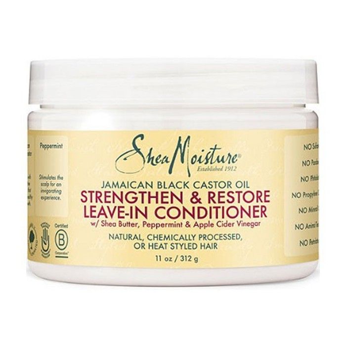 Après-shampooing - Shea Moisture - Huile de Ricin Noir Jamaïcain - 340ml - Réparateur - Tous types de cheveux