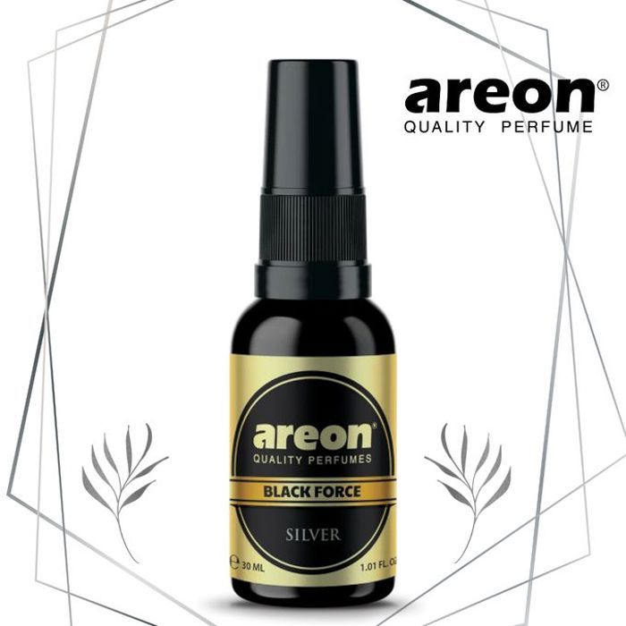 Areon Spray Black Force Silver Parfum Voiture 30ML