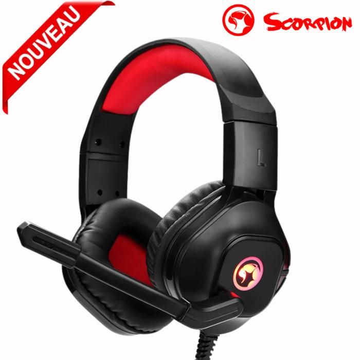 Casque Gaming Marvo HG8929 - PC & Consoles / Rétroéclairage