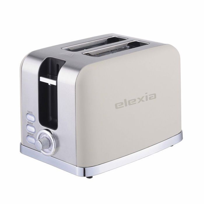 Grille-pain - ELEXIA - ELX-TM-422 - 2 Tranches - Thermostat Réglable - Compact