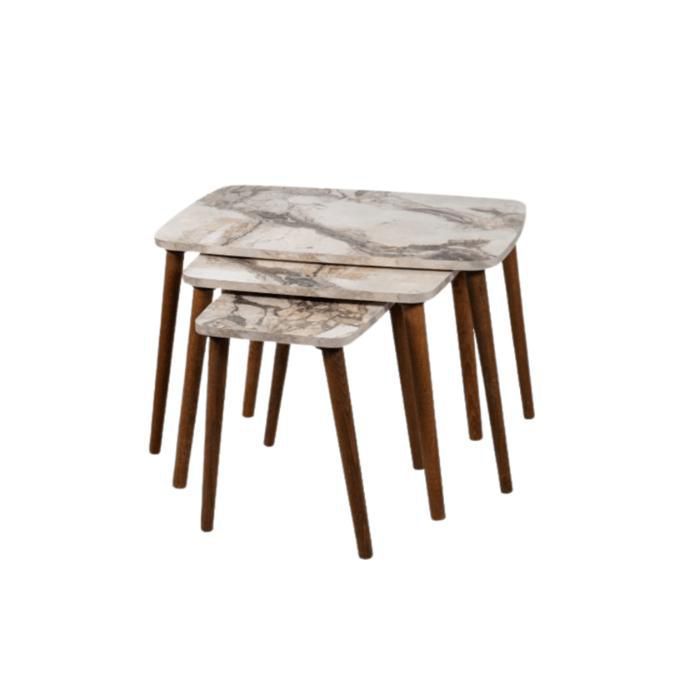 NAPOLI TABLE GIGOGNE BLANC MARBRE