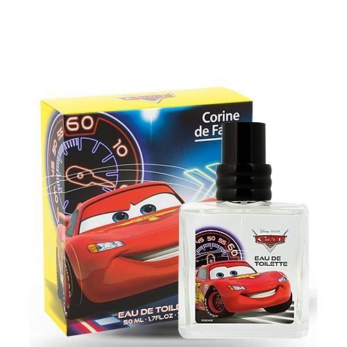 Eau de toilette Cars 50 ml - Disney - Bain des enfants - Fraîche - Agrumes - Aromatique