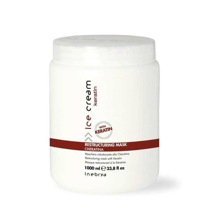 Inebrya Masque restructurant à la Kératine 1000ml