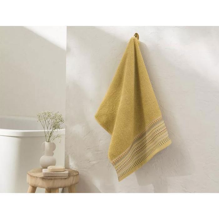 Drap de bain - VALLAURIS - MIEL - 100% coton - 550g/m2 - 100x150 cm