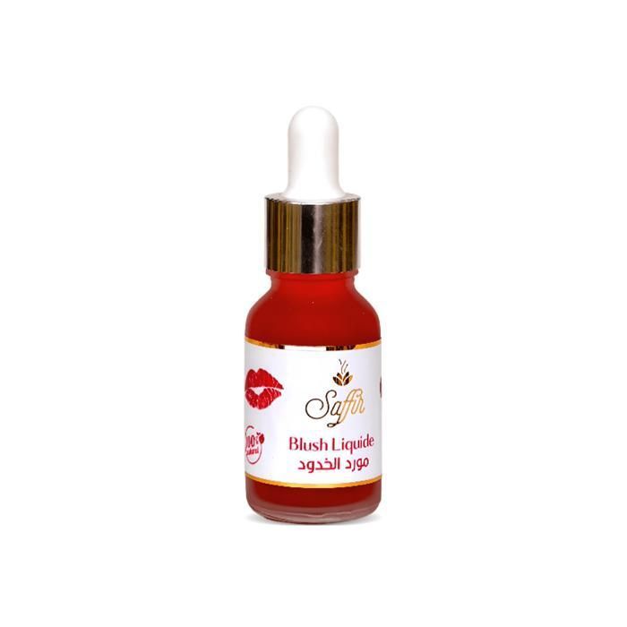 Blush - SAFFIR - Naturel Liquide - 15 ML - Couleur Orange - Éclat Subtil