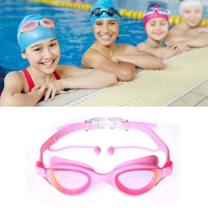 Lunettes de natation - GENERIC - Professionnelles - Anti-buée - Protection UV - Ajustables