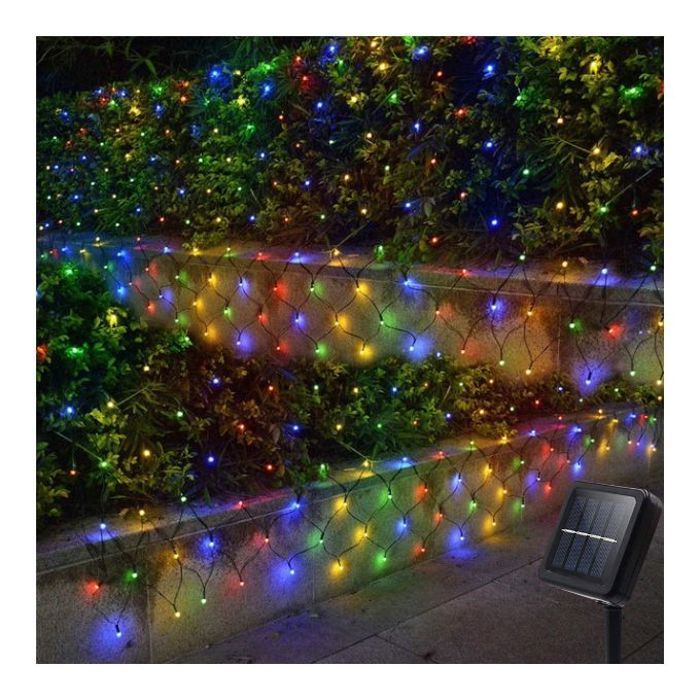 Guirlande solaire étanche ip65 noël jardin