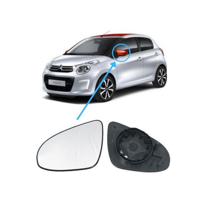 Verre Retroviseur Gauche CITROËN C1 II