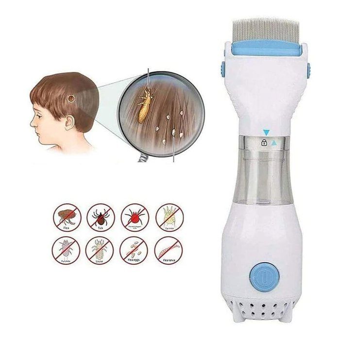 Peigne Électrique Anti-poux Avec Filtre De Nettoyage Professionnel