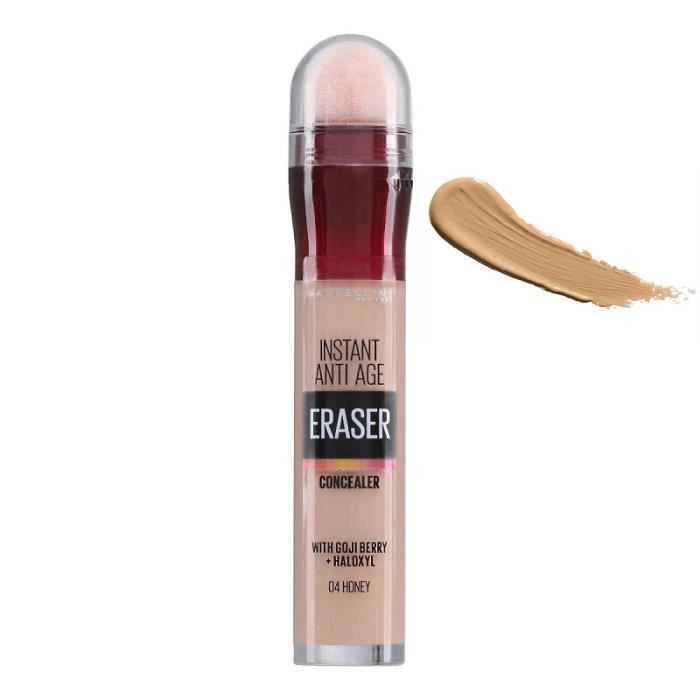 Anticerne - Maybelline - Instant Anti Age Eraser - 04 Honey - 6.8ml - Effet lissant