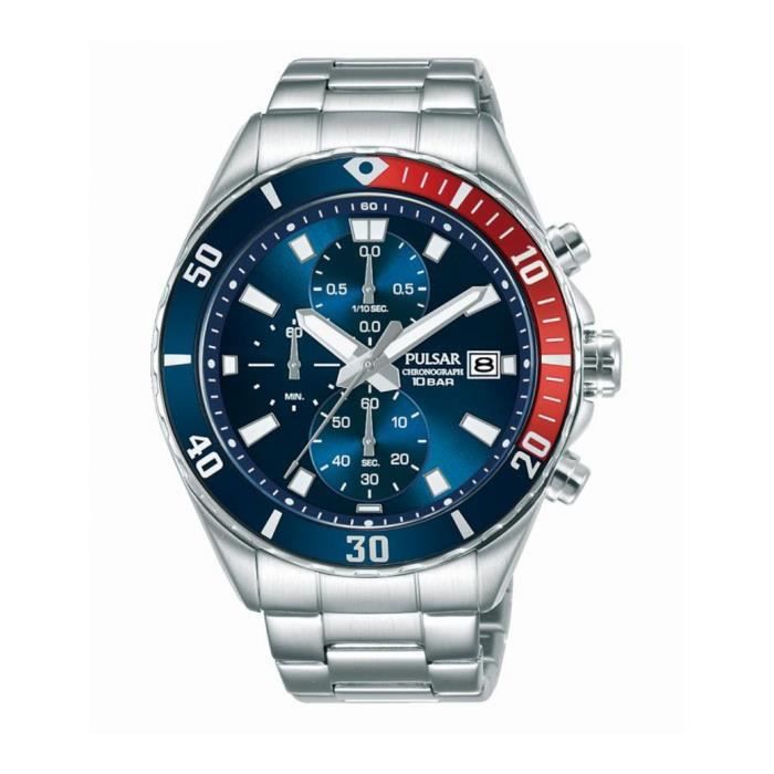 Montre - PULSAR - PM3185X1 - Analogique - Acier - Étanchéité 10 ATM