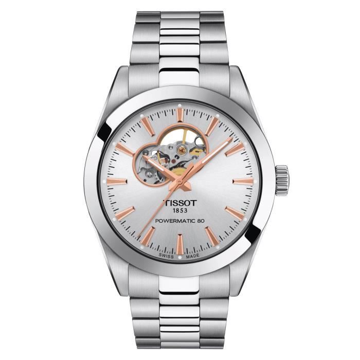 Montre - TISSOT - Gentleman Powermatic 80 - 40mm - Argenté - Automatique