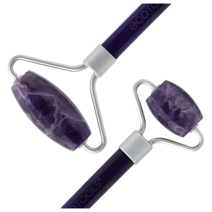 Rouleau de massage - ECOTOOLS - Améthyste - Apaisant - Réduit les gonflements - Améliore l'absorption