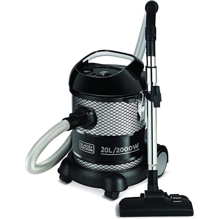 Aspirateur à tambour sec 2000W 20L + fonction souffleur Black+Decker