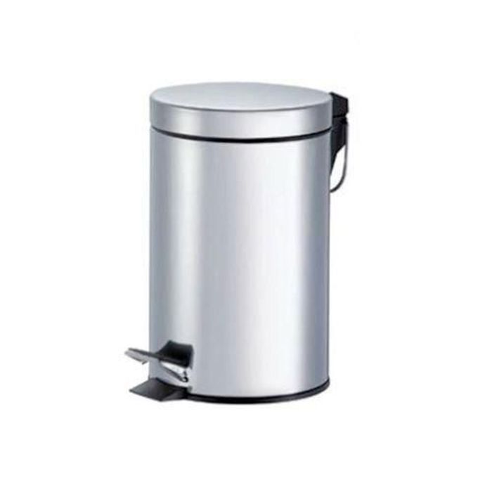 Poubelle à Pedale INOX 3L-Poubelle Salle de Bain