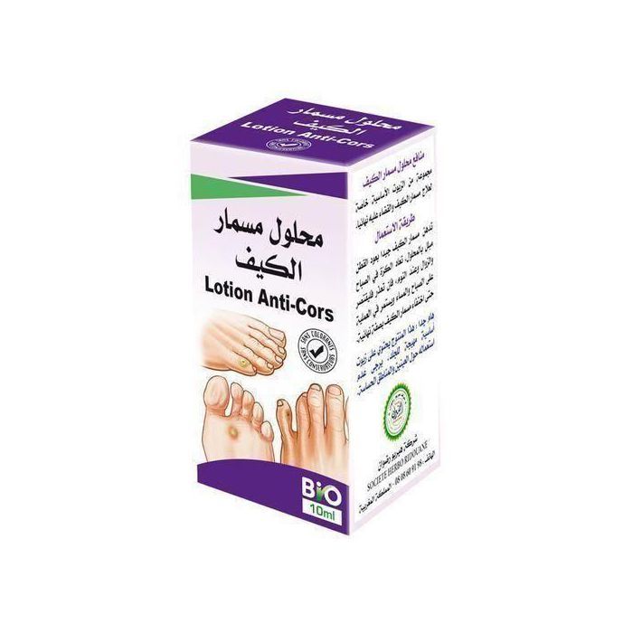 Lotion Anti Cors 10ml Traitement des verrue plantaires  et de la main