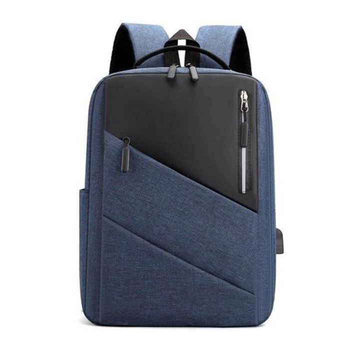 Sac à Dos Ergonomique pour Ordinateur Portable - Design Moderne et Confortable Bleu