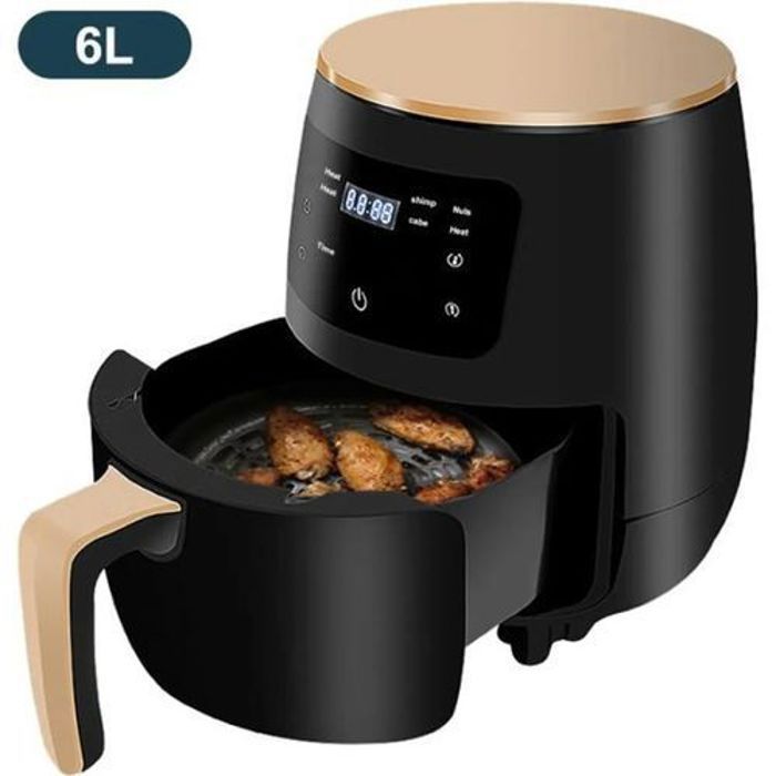 Friteuse - Sans huile - 6L - Multicolor - Écran tactile - Cuisine saine