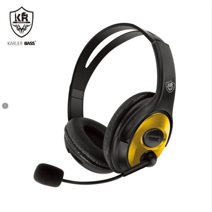 Casque de Jeu - KARLER - KR-GM704 - Stéréo 3,5 mm - Microphone HD - Lumière RVB