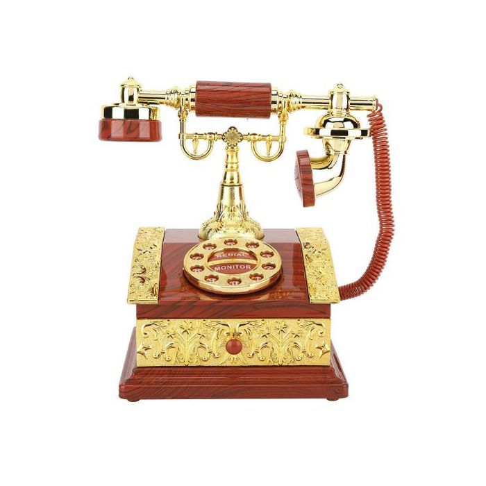 Boîte à musique rétro en forme de téléphone : une touche vintage pour la chambre des enfants