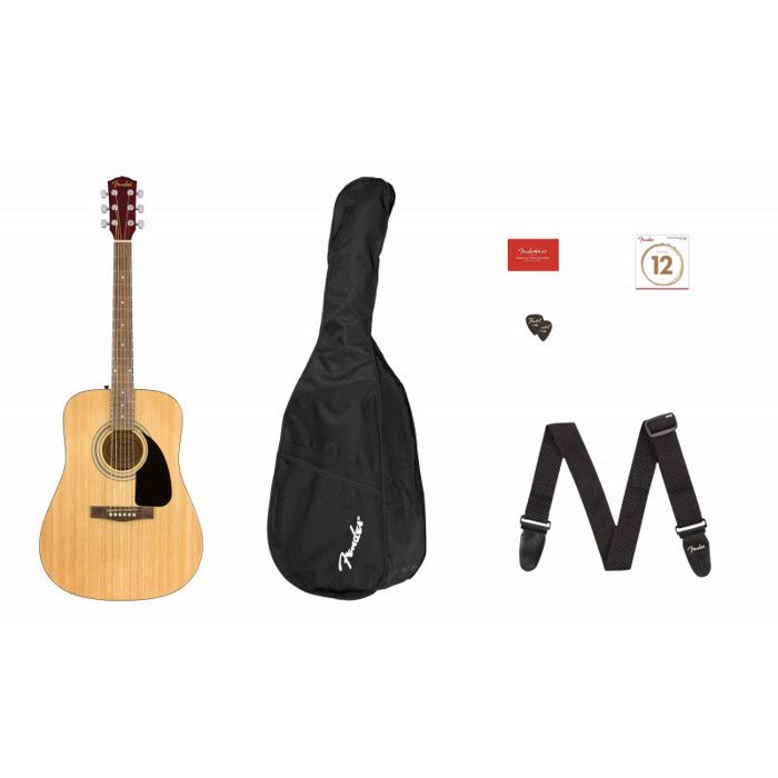 Guitare acoustique - Fender - FA115 - Dreadnought - Housse incluse - Accessoires fournis