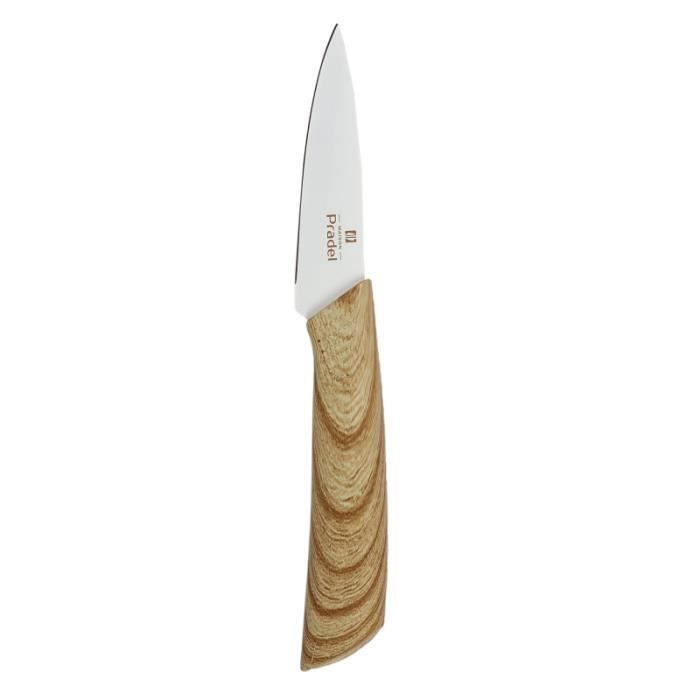 Couteaux & porte-couteaux - Couteau de cuisine - Revêtement anti adhésif - L 23 cm - Bois