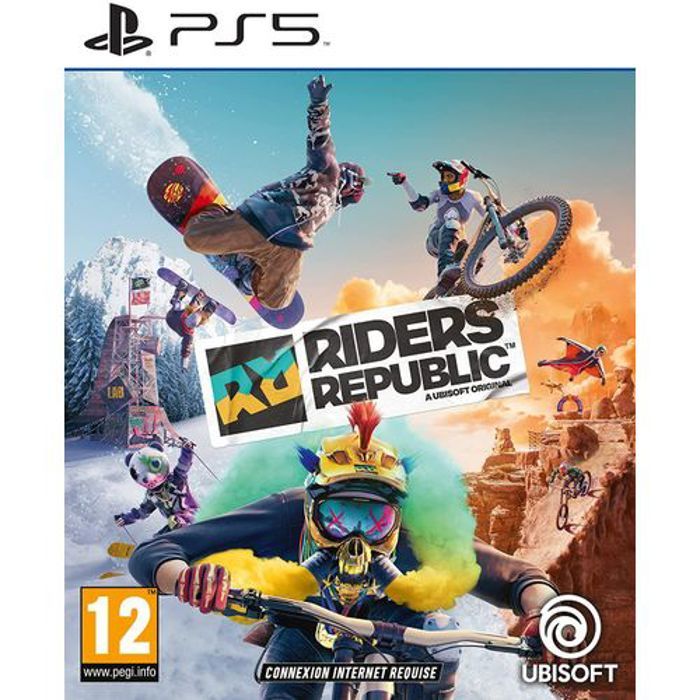 Jeu vidéo - UBISOFT - Riders Republic - PS5 - Multicolore - Expérience immersive