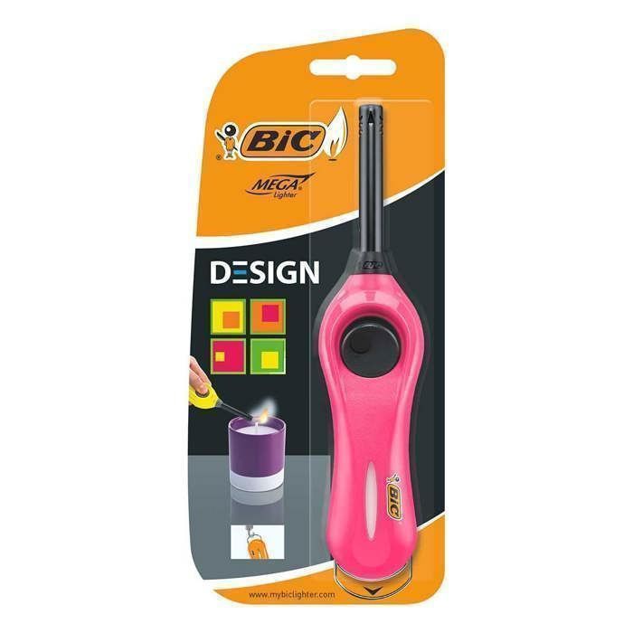 ALLUME GAZ MEGALIGHTER FLUO BLISTER "couleur aléatoire"