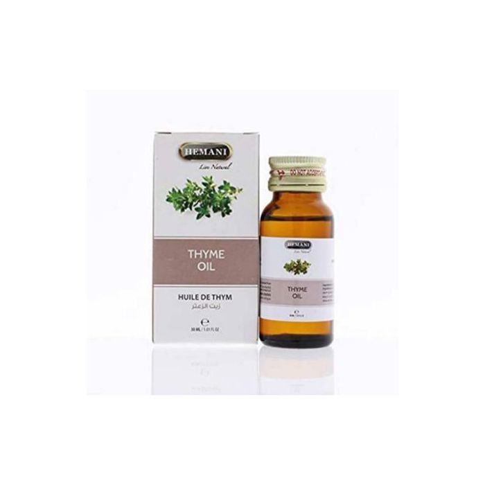 Hemani Huile de thym (30 ml) -Respiration-Congestion Thoracique