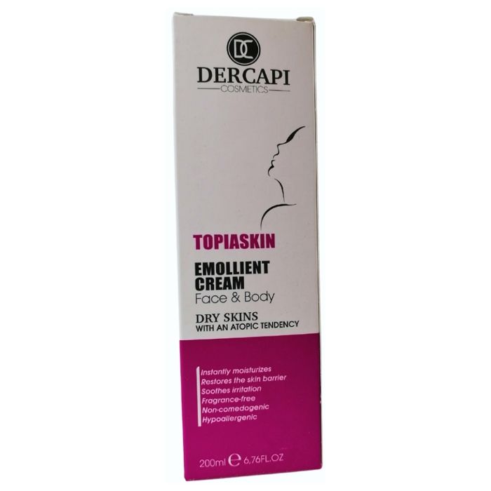 Dercapi Creme Emolliente Peaux Seches 200ml